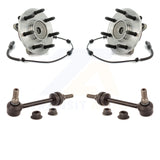 Front Hub Bearing Assembly & Link Kit For 2004 Ford F-150 4WD With 7 Lug Wheels