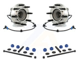 Front Hub Bearing Assembly & Link Kit For Chevrolet Express 2500 GMC 3500 Savana