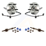 Front Hub Bearing Assembly And Link Kit For Dodge Ram 1500 RWD with 4-Wheel ABS