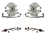 Front Hub Bearing Assembly & Link Kit For 06-08 Ford F-150 4WD With 7 Lug Wheels