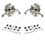 Front Hub Bearing Assembly & Link Kit For Chevrolet Silverado 2500 HD GMC Sierra