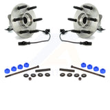 Front Hub Bearing Assembly & Link Kit For Chevrolet Silverado 1500 GMC Sierra XL