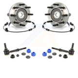 Front Hub Bearing Assembly Link Kit For 10 Dodge Ram 3500 Cab & Chassis with RWD