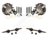 Front Hub Bearing Assembly & Link Kit For 2011-2016 Ford F-550 Super Duty 4 X 2