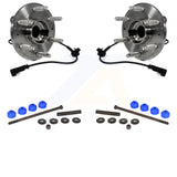 Front Hub Bearing Assembly & Link Kit For Chevrolet Silverado 1500 GMC Sierra XL