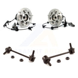 Front Hub Bearing Assembly And Link Kit For GMC Canyon With Z71 Off Road Package