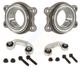 Front Hub Bearing Assembly Link Kit For 09 Audi A4 With 120mm Pilot Diameter