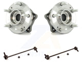 Front Hub Bearing Assembly & Link Kit For Hyundai Santa Fe Kia Sorento Veracruz