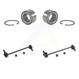 Front Wheel Bearing And Link Kit For 2001-2006 Hyundai Santa Fe