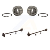 Front Wheel Bearing And Link Kit For Hyundai Accent Kia Rio Rio5