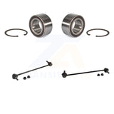 Front Wheel Bearing And Link Kit For 2014-2018 Acura MDX