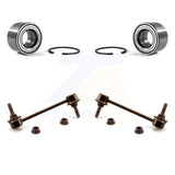 Front Wheel Bearing And Link Kit For Ford Fusion Lincoln MKZ Mercury Milan