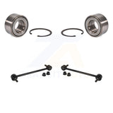 Front Wheel Bearing And Suspension Link Kit For 2016-2018 Fiat 500X
