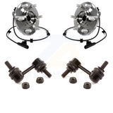 Front Hub Bearing Assembly And Link Kit For Infiniti QX80 Nissan Armada QX56