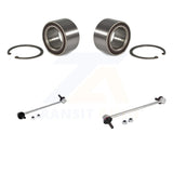 Front Wheel Bearing And Link Kit For Mercedes-Benz E350 C300 E400 E550 RWD