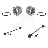 Front Wheel Bearing And Link Kit For 2015-2019 Honda Fit