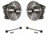 Front Hub Bearing Assembly & Link Kit For Jeep Cherokee With Off Road Suspension