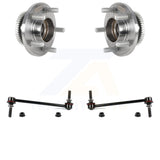 Front Hub Bearing Assembly And Link Kit For Ford Mustang