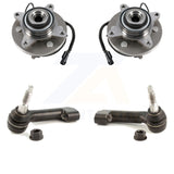 Front Wheel Bearing & Tie Rod End Kit For Ford Expedition Lincoln Navigator 4WD