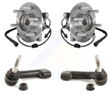 Front Wheel Bearing & Tie Rod End Kit For Ford Expedition Lincoln Navigator 4WD