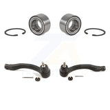 Front Wheel Bearing And Tie Rod End Kit For Honda Fit