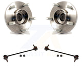 Front Hub Bearing Assembly And Link Kit For Volvo S40 C70 C30 V50