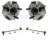 Front Hub Bearing Assembly Link Kit For 10-11 Hyundai Genesis Coupe To 09 15 10