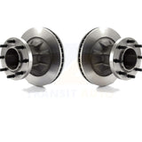 Front Brake Rotor Hub Pair For Chevrolet Express 3500 C3500 GMC Savana G3500 C35