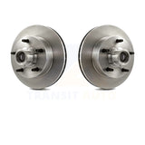 Front Brake Rotor Hub Pair For Ford F-150 E-150 Econoline F-100 Club Wagon E-100