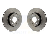 Front Brake Rotors Pair For Chevrolet Trailblazer GMC EXT Envoy XL Buick Rainier