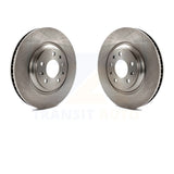 Front Disc Brake Rotors Pair For Cadillac CTS STS Pontiac Bonneville