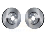 Front Brake Rotors Pair For Chevrolet Equinox GMC Terrain Malibu Camaro Buick