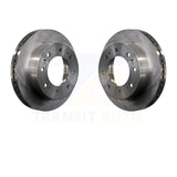 Front Disc Brake Rotor Pair For Chevrolet Silverado 2500 HD GMC Sierra 1500 3500