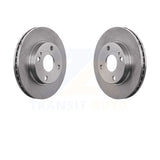 Front Brake Rotors Pair For Mazda Protege Ford Escort Mercury Tracer Kia Rio 323