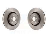 Front Brake Rotor Pair For Ford Edge Fusion Lincoln MKX MKZ Nautilus Continental