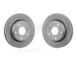 Front Disc Brake Rotors Pair For Jeep Wrangler JK