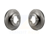 Front Disc Brake Rotors Pair For Toyota Tundra Sequoia