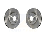 Front Disc Brake Rotors Pair For Mercedes-Benz C230 C240 SLK230 C280