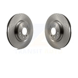 Front Brake Rotors Pair For Mercedes-Benz ML350 R350 ML500 ML320 R500 R320 ML450