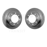 Rear Brake Rotor Pair For Ford E-350 Super Duty E-250 Econoline Club Wagon E-150