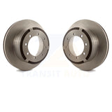 Rear Disc Brake Rotors Pair For Ford F-250 Super Duty F-350 F-450