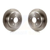 Rear Disc Brake Rotors Pair For Jeep Wrangler JK
