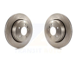 Rear Disc Brake Rotors Pair For BMW 530i 525i 528i