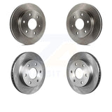 Front Rear Brake Rotors Kit For 2006 Chevrolet Express 2500 With 6 Lug Wheels