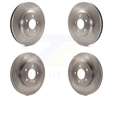 Front Rear Disc Brake Rotors Kit For Ford Mustang