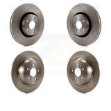 Front Rear Disc Brake Rotors Kit For Lincoln MKC