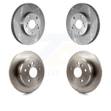 Front Rear Disc Brake Rotors Kit For Toyota Camry