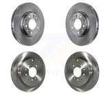 Front Rear Disc Brake Rotors Kit For Ford Edge Mazda CX-7 Lincoln MKX