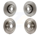 Front Rear Disc Brake Rotors Kit For Volvo S60 V70 With 336mm Diameter Rotor