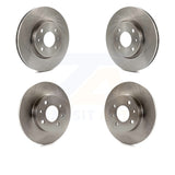 Front Rear Disc Brake Rotors Kit For 2012-2017 Fiat 500 Naturally Aspirated